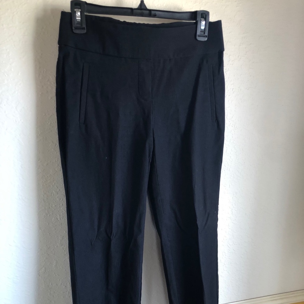 Apt 9-Black cropped dress pant